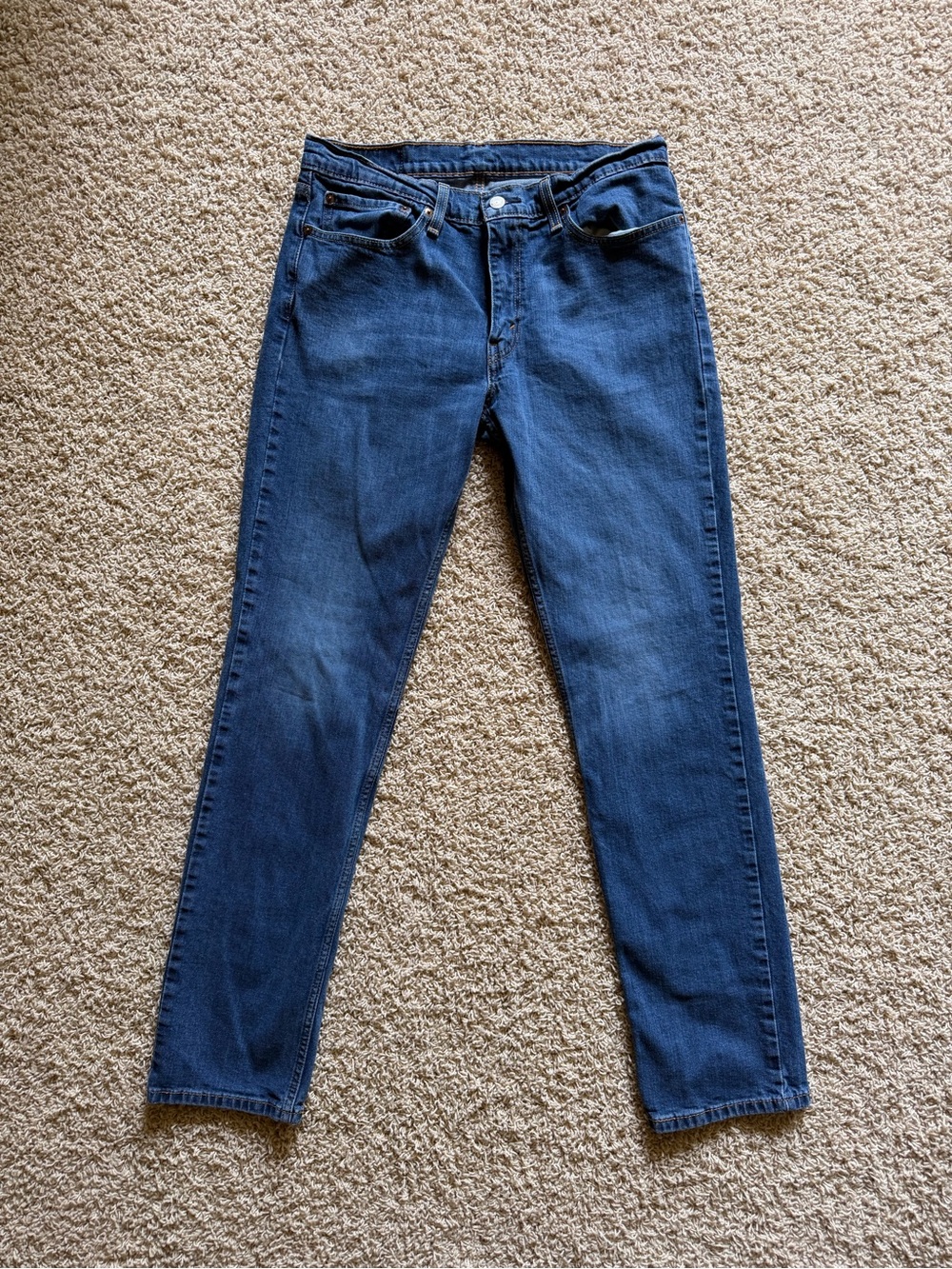 Levi's Dark Blue Straight Jeans